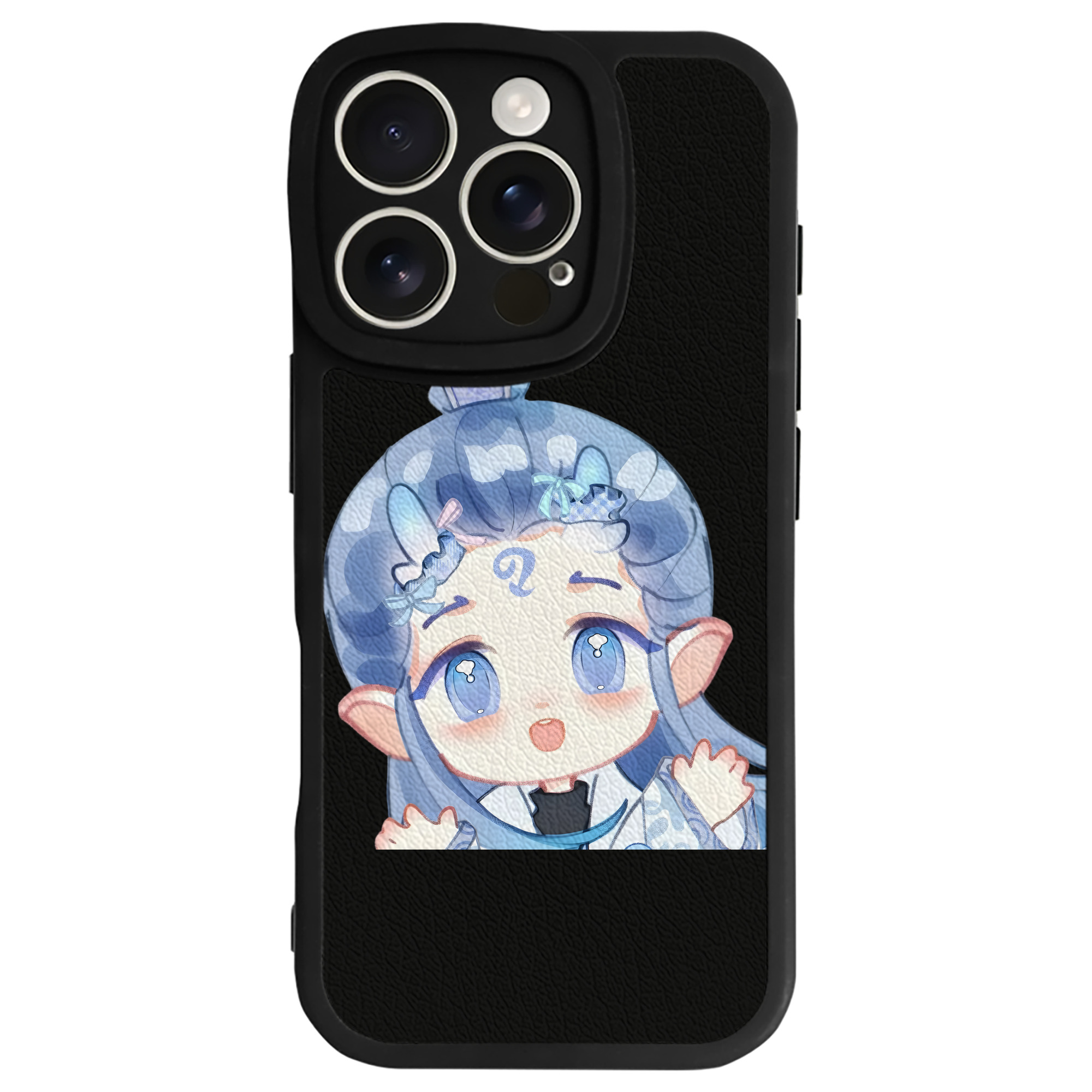 （画像用） Ne Zha 2 ナタ 魔童の大暴れ 【iPhone 16シリーズ対応】シリコンスマホケース（レザー調） 材質：シリコン